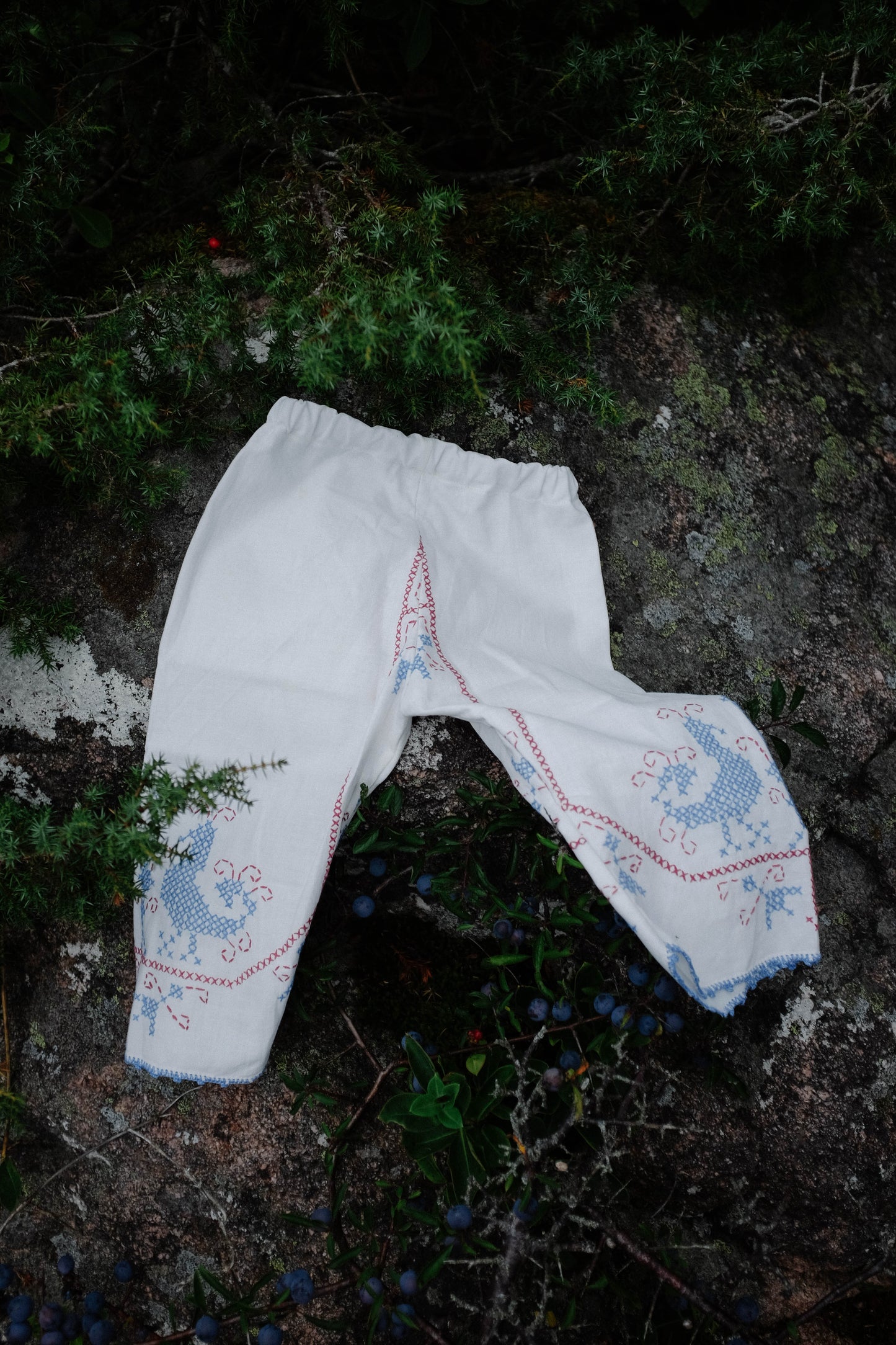 Bukse med broderi